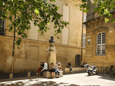 Aix-en-Provence – Place de l’Universite and the Monument to Nicolas-Claude Fabri de Peiresc
